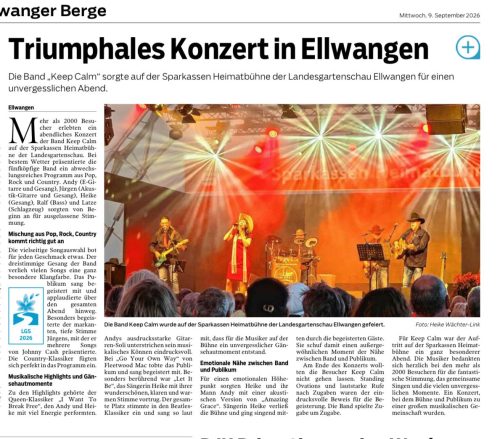 Pressebericht Schwäbische Post Landesgartenschau 2026